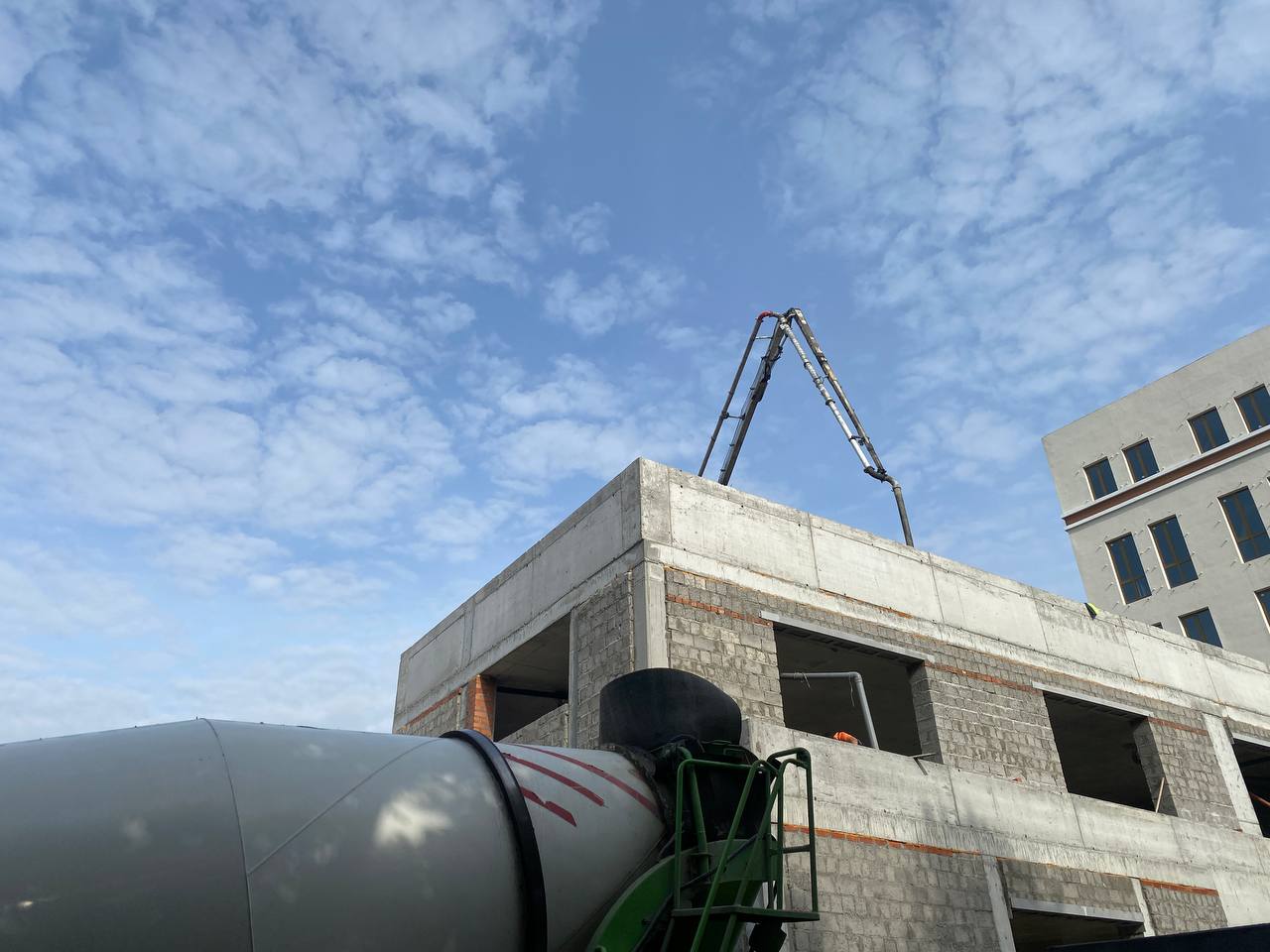 Заливка монолитного железобетонного перекрытия, фото 6